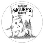 Defend Natures Rights Sticker